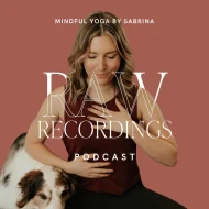 Cover of the Raw recordings podcasts - episode on yoga for runners